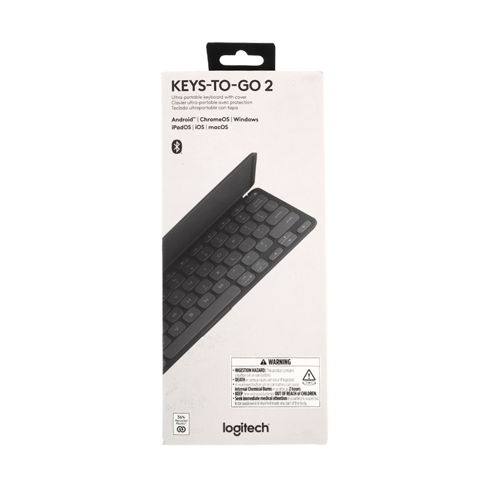 KEYBOARD WIRELESS LOGITECH KEYS TO GO 2 ULTRA SLIM GRAPHITE (BLUETOOTH)