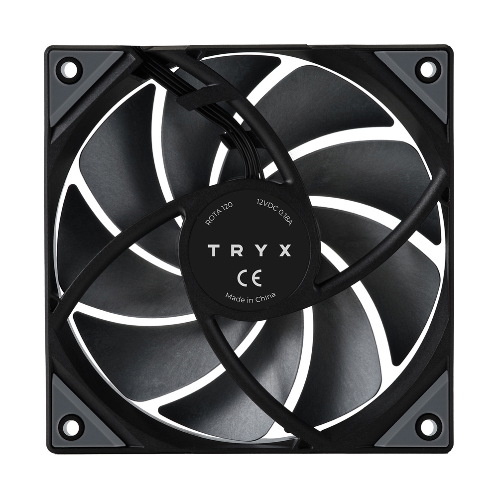 FAN CASE 12CM TRYX ROTA  PRO BLACK