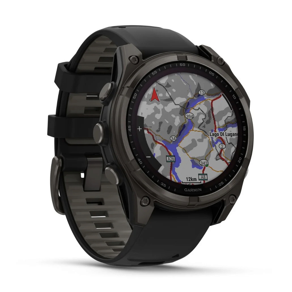 GARMIN FENIX 8 47MM SOLAR SMARTWATCH (CARBON GREY/BLACK Ti)