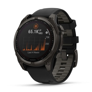 GARMIN FENIX 8 47MM SOLAR SMARTWATCH (CARBON GREY/BLACK Ti)