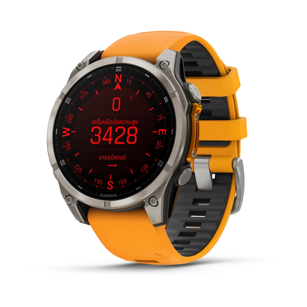 GARMIN FENIX 8 47MM AMOLED SMARTWATCH (ORANGE/GRAPHITE)
