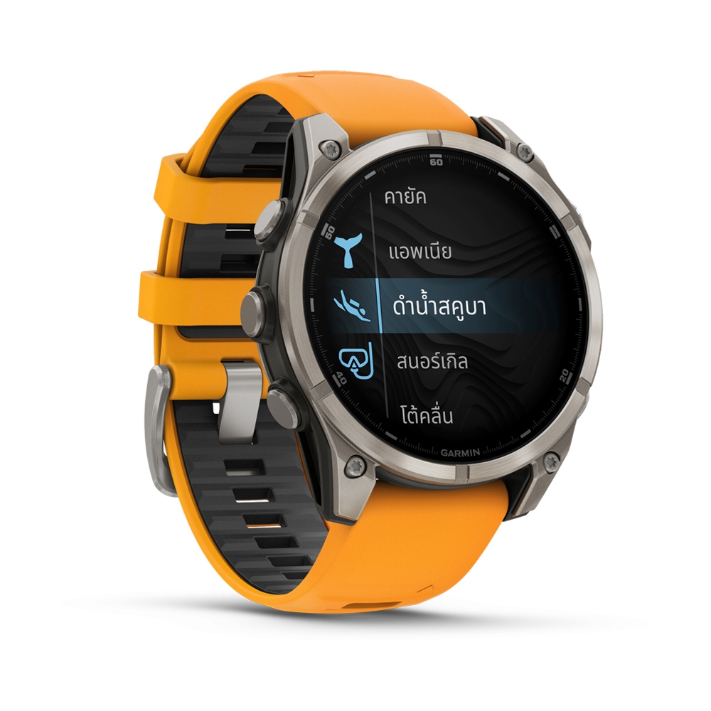 GARMIN FENIX 8 47MM AMOLED SMARTWATCH (ORANGE/GRAPHITE)