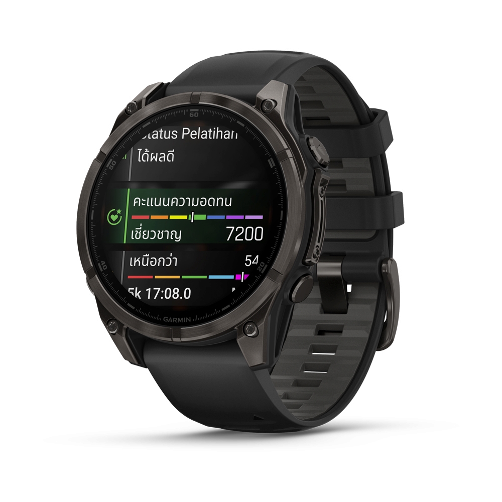 GARMIN FENIX 8 47MM AMOLED SMARTWATCH (CARBON GREY/BLACK Ti)