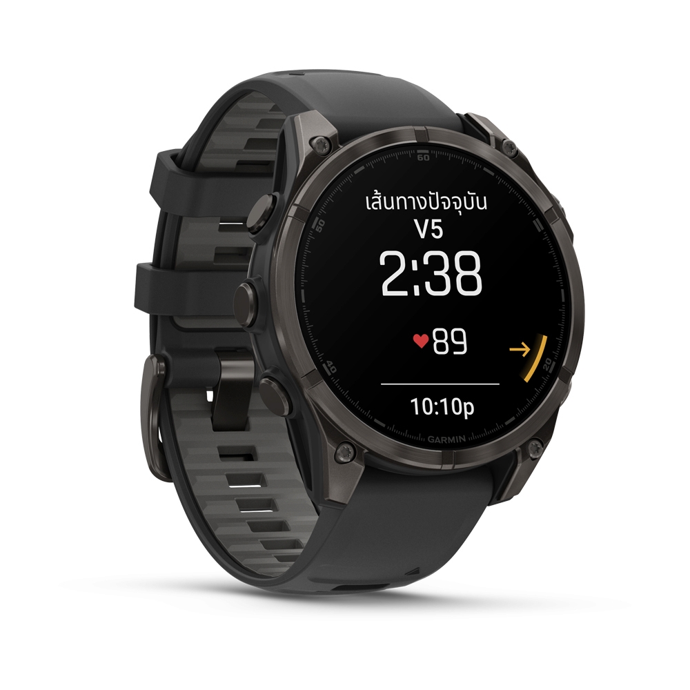 GARMIN FENIX 8 47MM AMOLED SMARTWATCH (CARBON GREY/BLACK Ti)