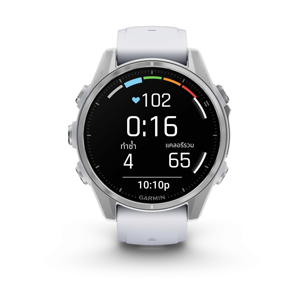 GARMIN FENIX 8 43MM AMOLED SMARTWATCH (SILVER/WHITESTONE)