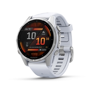 GARMIN FENIX 8 43MM AMOLED SMARTWATCH (SILVER/WHITESTONE)