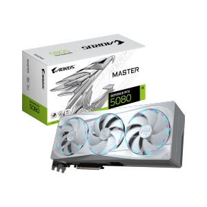 VGA GIGABYTE GEFORCE RTX 5080 AORUS MASTER ICE - 16GB GDDR7 (REV. 1.0)