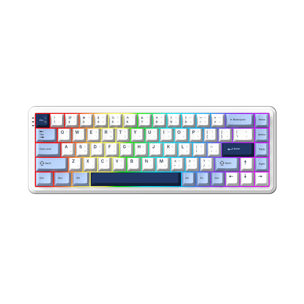 KEYBOARD AJAZZ AK680MAX HE HIFI RGB CLOUD HIGH (MAGNETIC SWITCH คีย์บอร์ด)