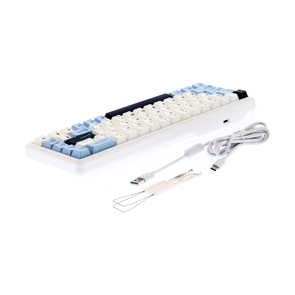 KEYBOARD AJAZZ AK680MAX HE HIFI RGB CLOUD HIGH (MAGNETIC SWITCH คีย์บอร์ด)