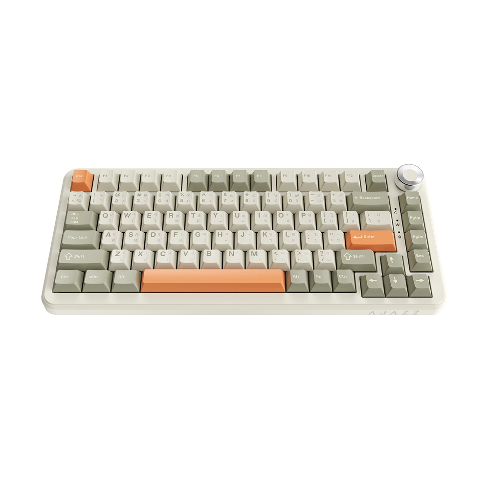 KEYBOARD WIRELESS BLUETOOTH AJAZZ AK820 MAX PLUS RETRO (FLYING FISH SWITCH คีย์บอร์ด)