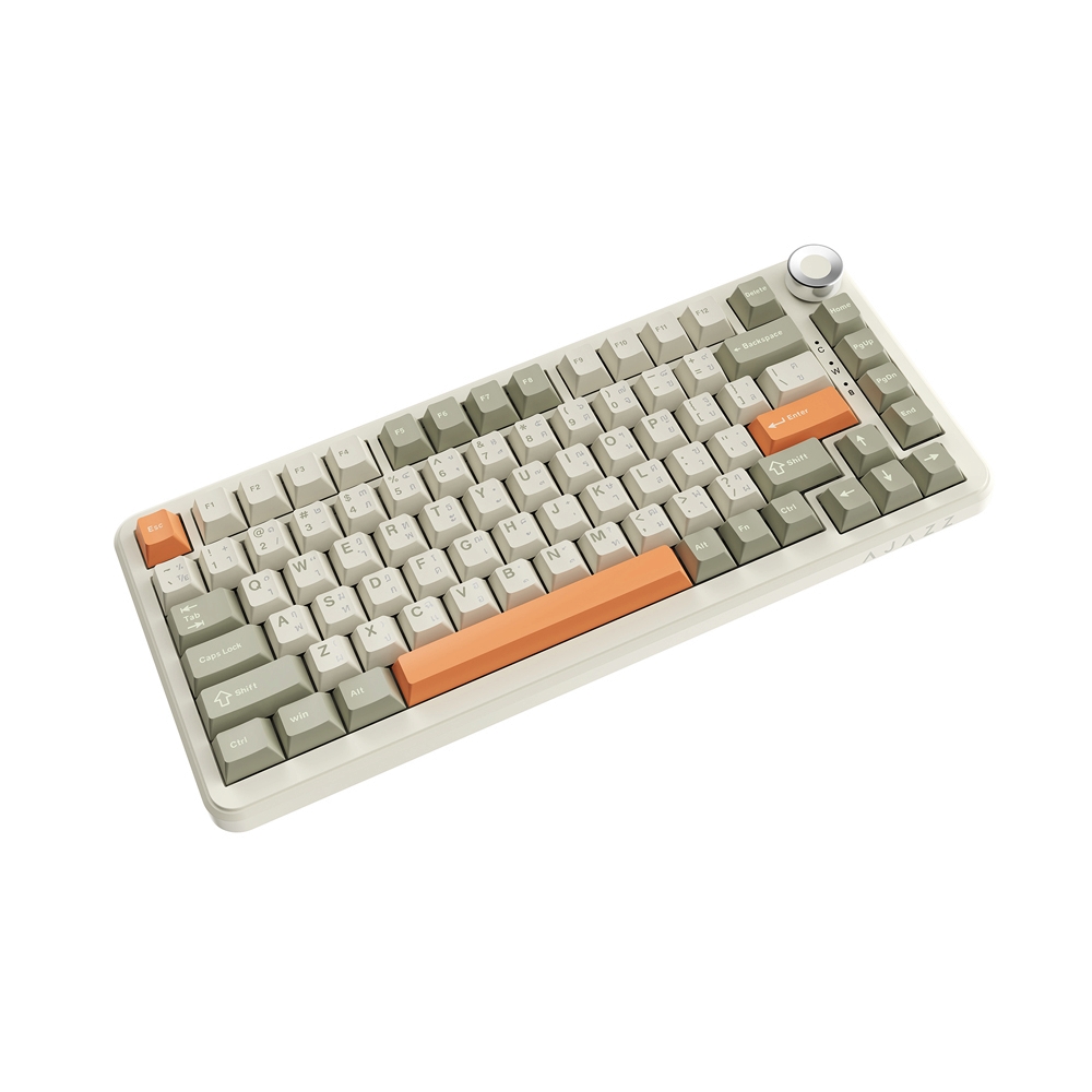KEYBOARD WIRELESS BLUETOOTH AJAZZ AK820 MAX PLUS RETRO (FLYING FISH SWITCH คีย์บอร์ด)