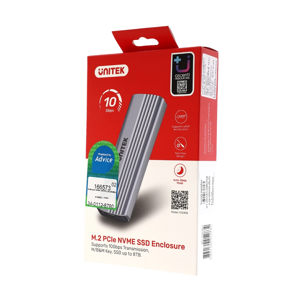 Enclosure NVMe UNITEK (S1241B01)