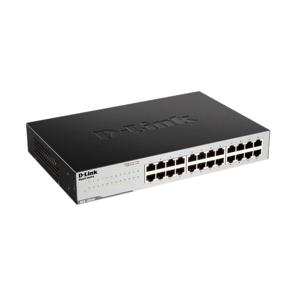 Gigabit Switching Hub D-LINK (DGS-1024C F6) 24 Port (11)