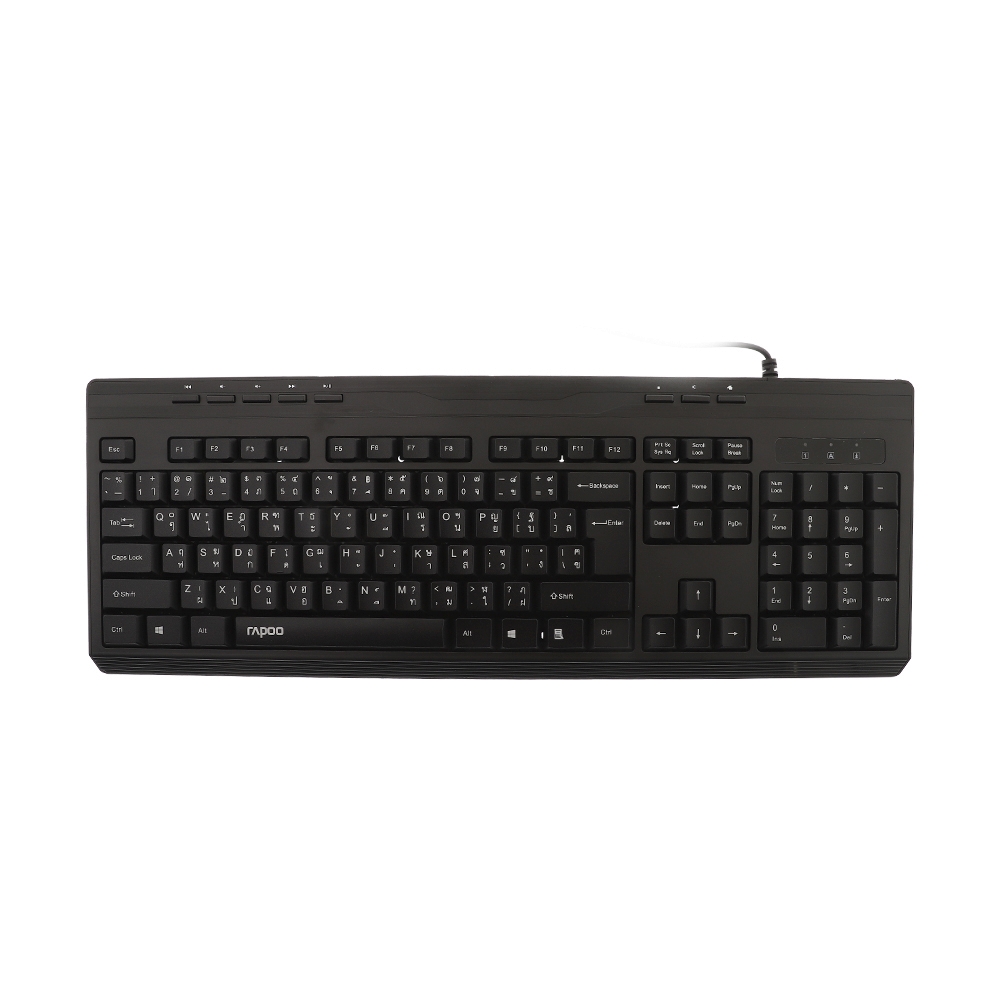 KB RAPOO NK2400 BLACK