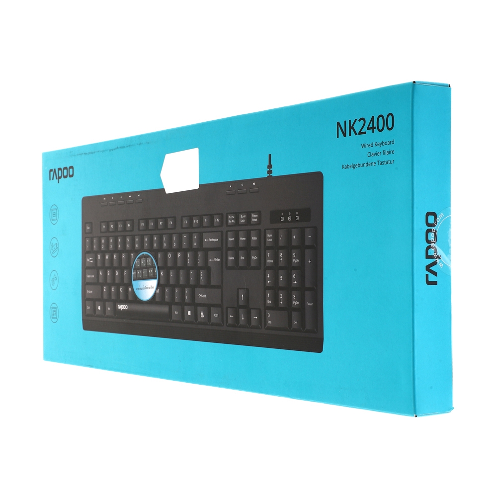 KB RAPOO NK2400 BLACK