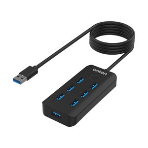 7 Port USB HUB v3.2 ONTEN (OTN-8120) Black