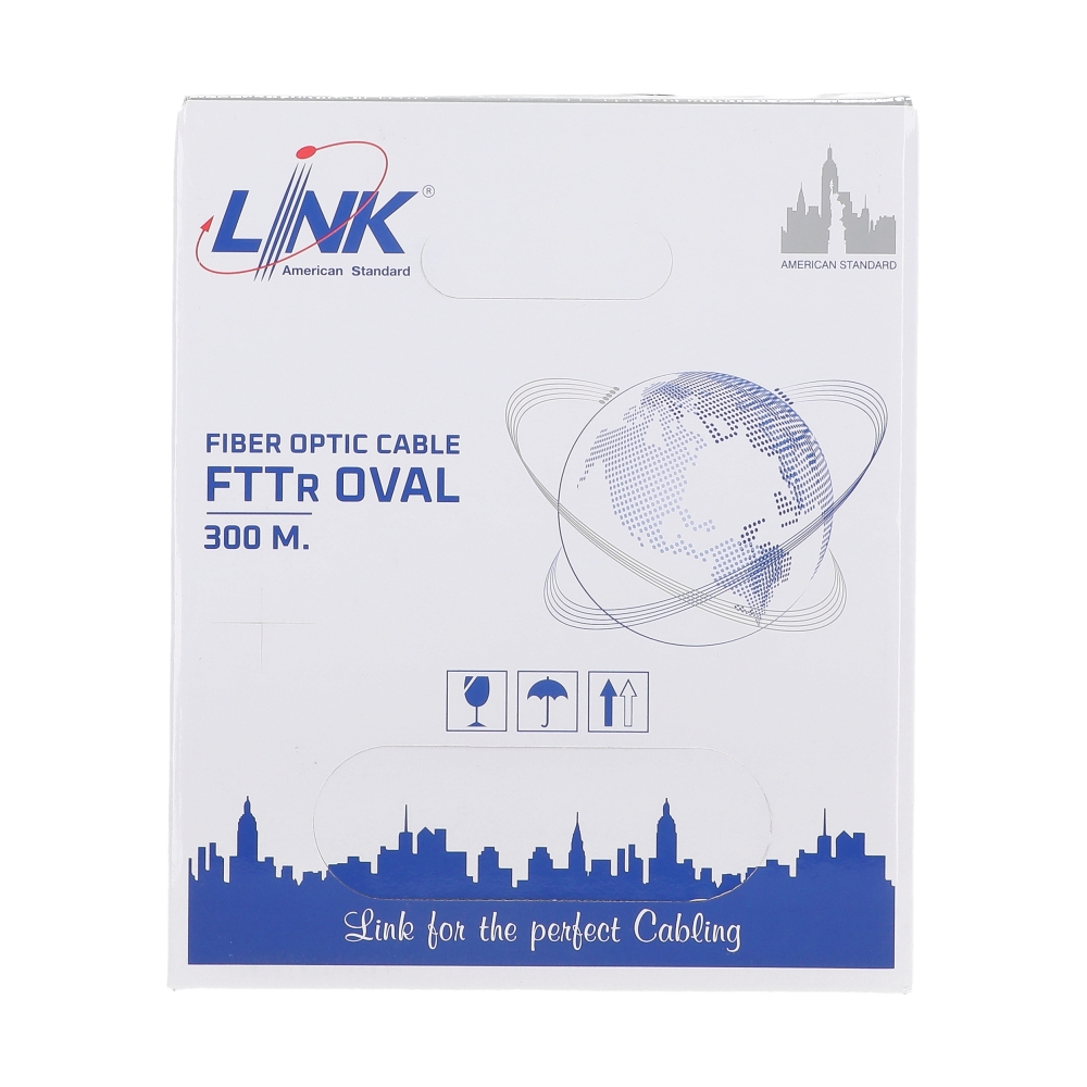 สายไฟเบอร์ออฟติก Single-Mode (300m./Box) LINK (UFH9221-3)