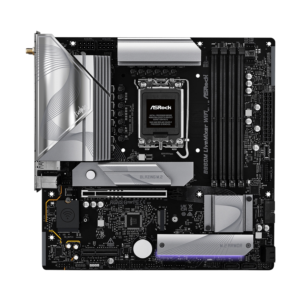 MAINBOARD (1851) ASROCK B860M LIVEMIXER WIFI DDR5