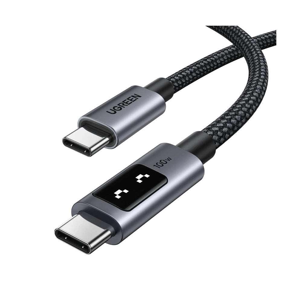 1M Cable Type-C To Type-C UGREEN (Alu,Nylon-35501) Space Gray