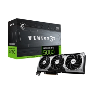 VGA MSI GEFORCE RTX 5080 VENTUS 3X OC - 16GB GDDR7