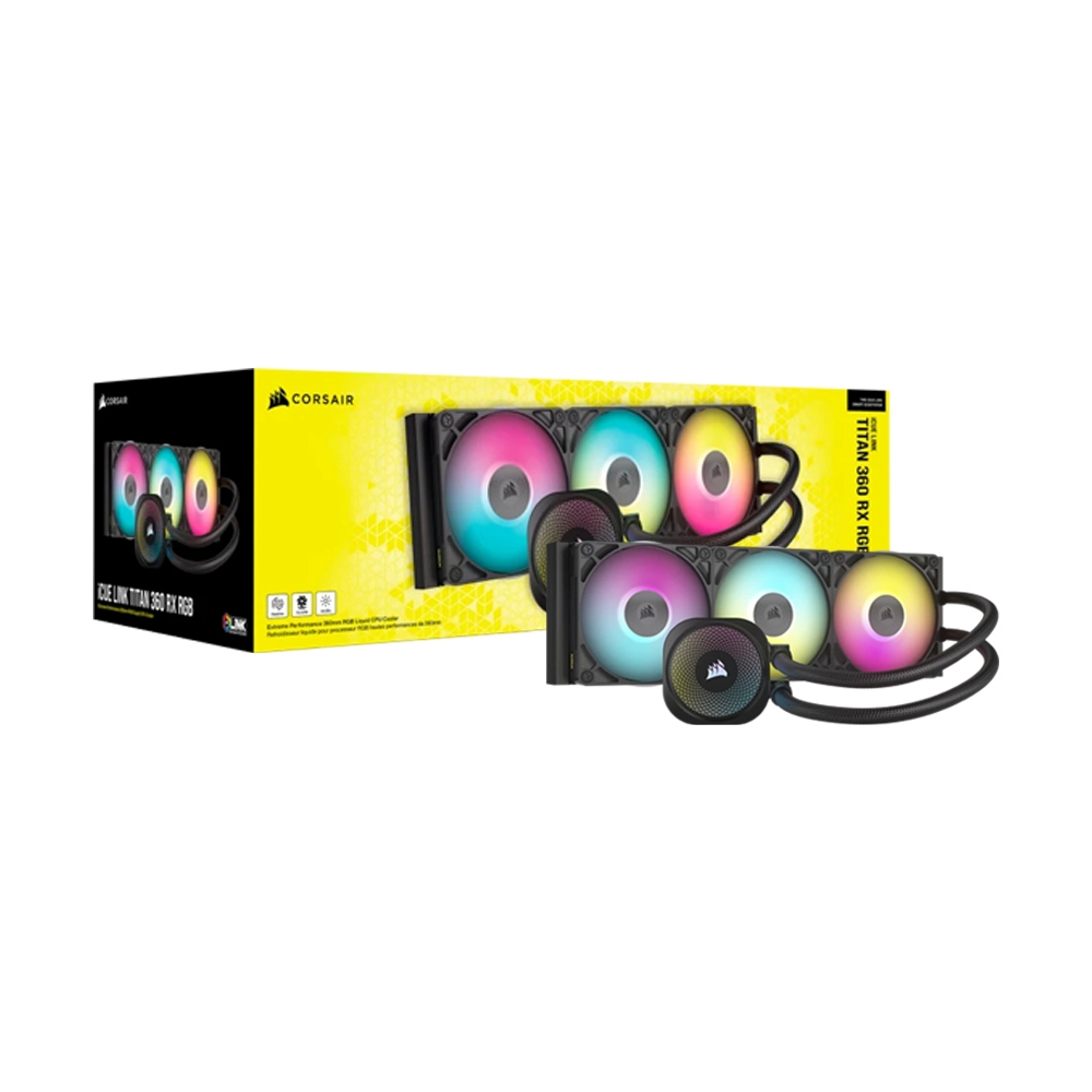 LIQUID COOLING CORSAIR iCUE LINK TITAN 360 RX RGB BLACK (CW-9061018-WW)