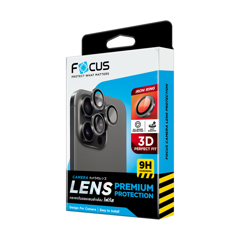 ฟิล์มกล้อง iPhone 16e FOCUS 3D LN IR Apple - Black