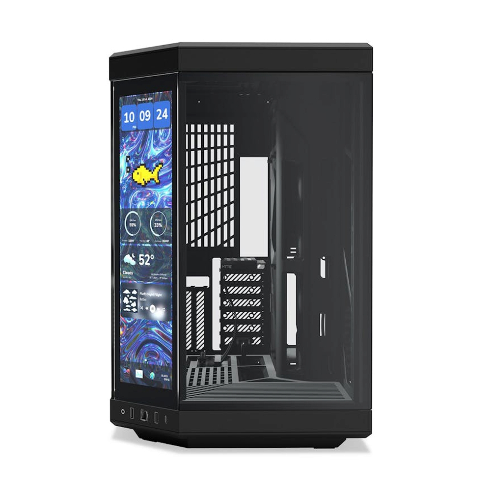 E-ATX CASE (NP) HYTE Y70 14.9 TOUCH INFINITE BLACK/BLACK