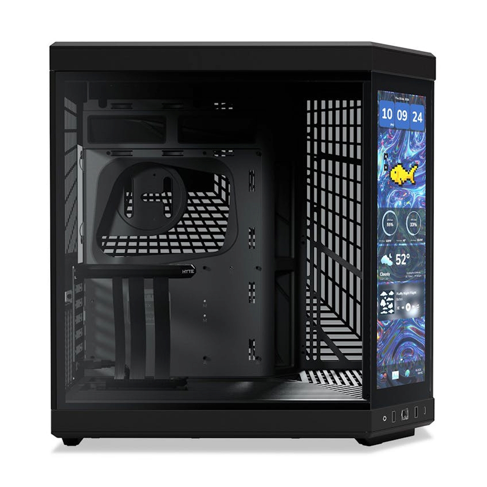 E-ATX CASE (NP) HYTE Y70 14.9 TOUCH INFINITE BLACK/BLACK