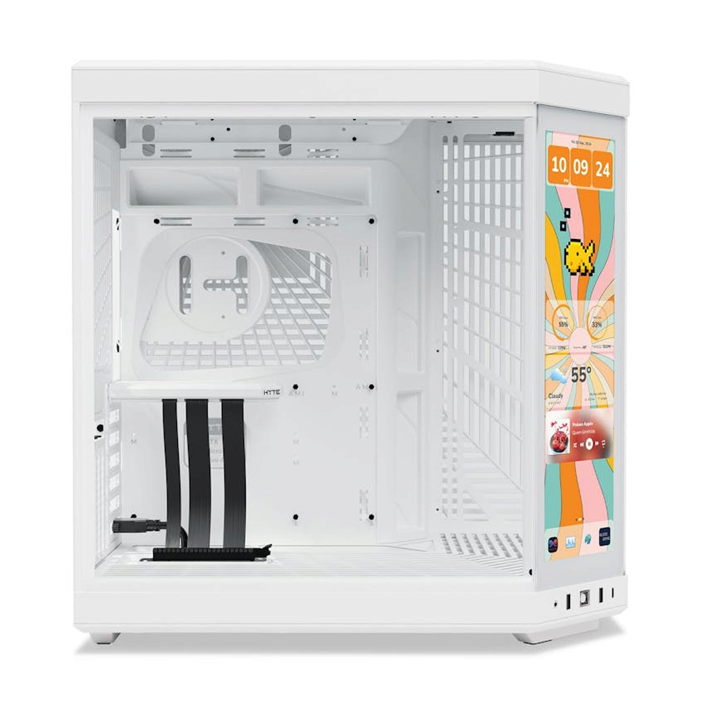 E-ATX CASE (NP) HYTE Y70 14.9 TOUCH INFINITE SNOW WHITE