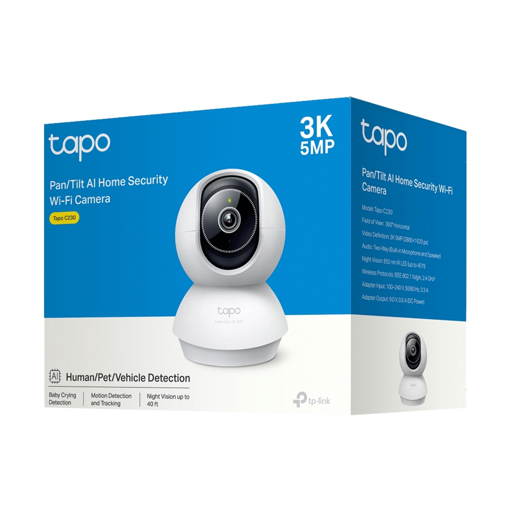 กล้องไร้สาย Smart Camera (5.0MP) TP-LINK TAPO C230