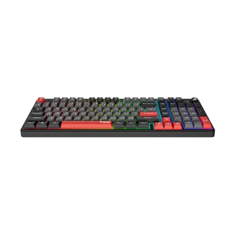 KEYBOARD WIRELESS BLUETOOTH SIGNO KB726 EXODUS BLACK (คีย์บอร์ด)