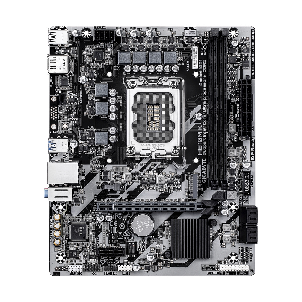 MAINBOARD (1851) GIGABYTE H810M K DDR5