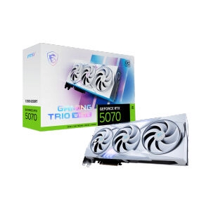 VGA MSI GEFORCE RTX 5070 GAMING TRIO WHITE OC - 12GB GDDR7