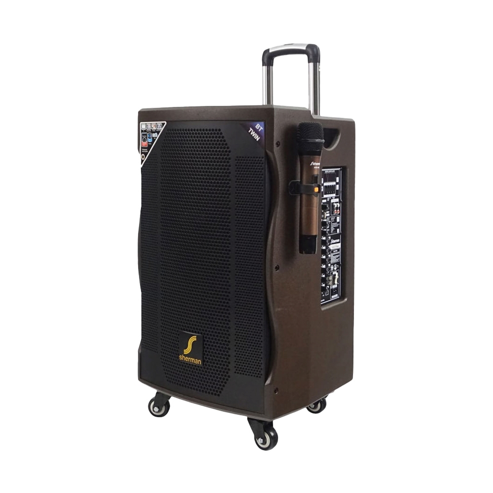(1.0) ตู้ช่วยสอน SHERMAN (APS-166+) BLUETOOTH BLACK
