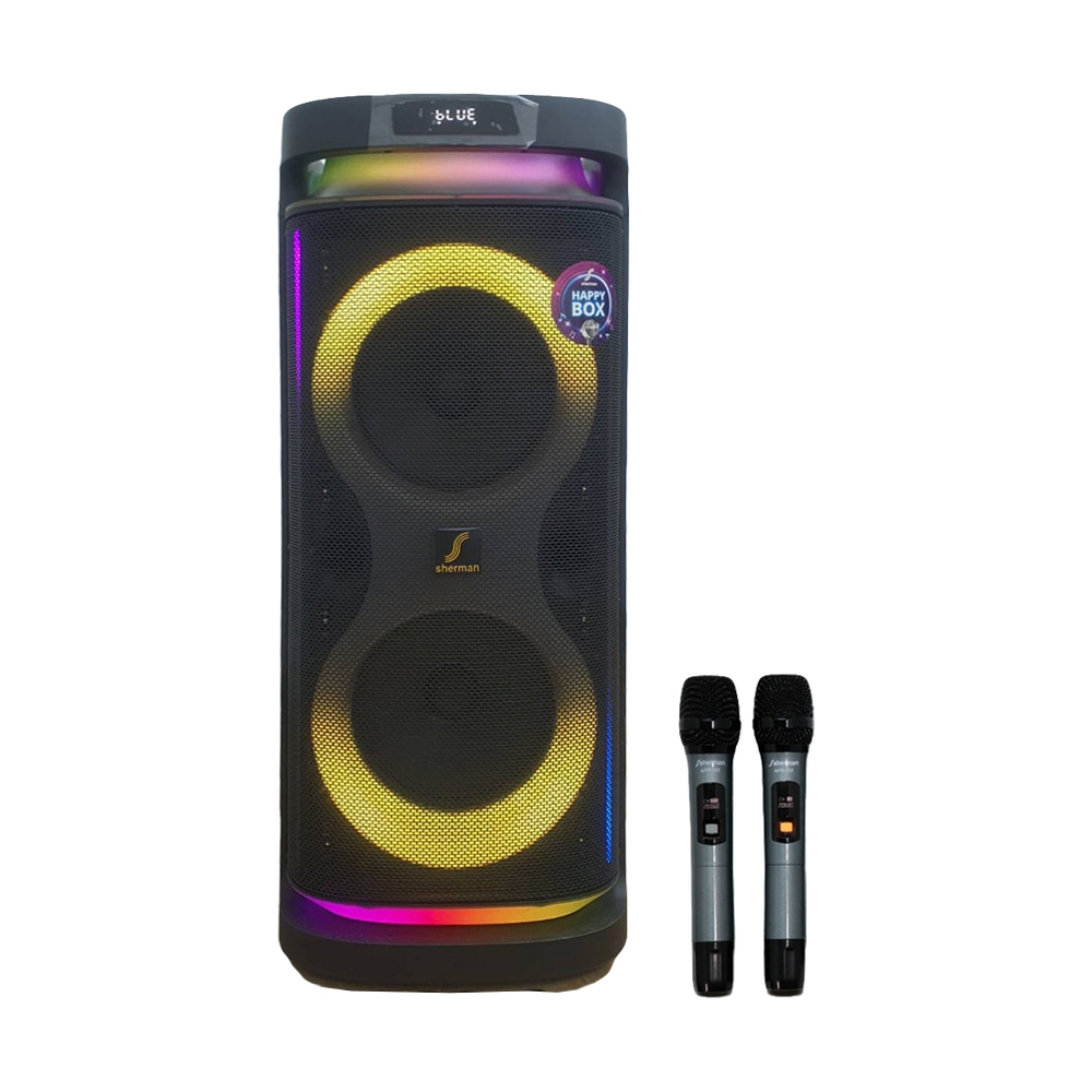 (1.0) ลำโพงปาร์ตี้ SHERMAN (APS-502) BLUETOOTH BLACK