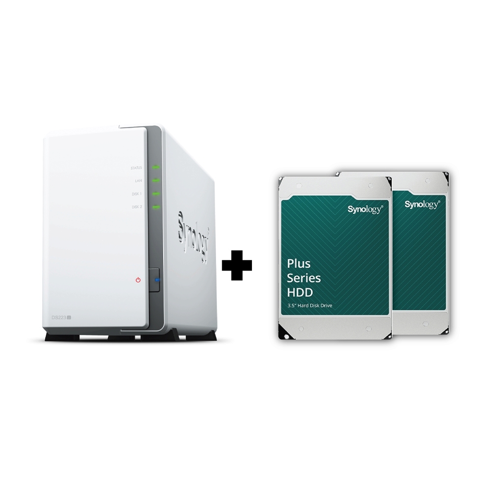Synology DS223j + HDD 4TB x2: NAS ครบวงจร ราคาโดนใจ เก็บข้อมูลสุดคุ้ม!