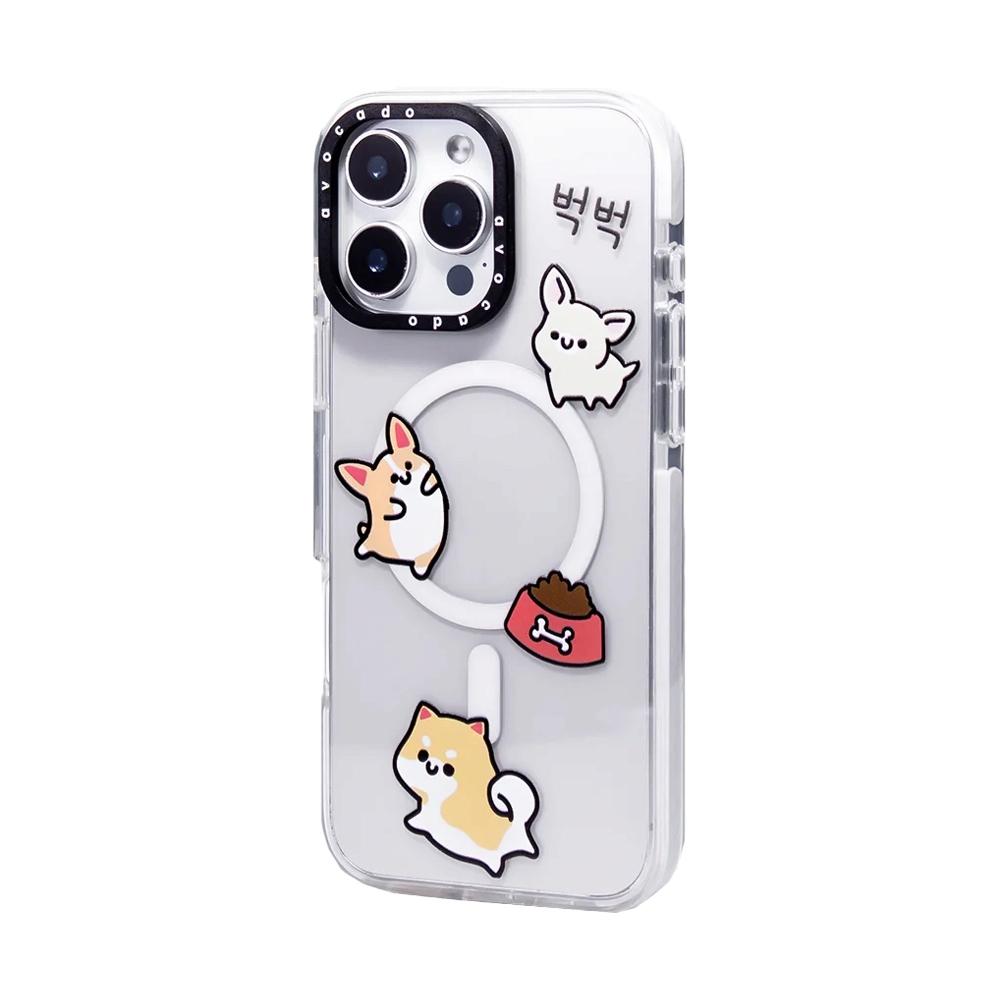 Case iPhone 16 Pro Max AVOCADO Happy Feeding - Crystal Clear