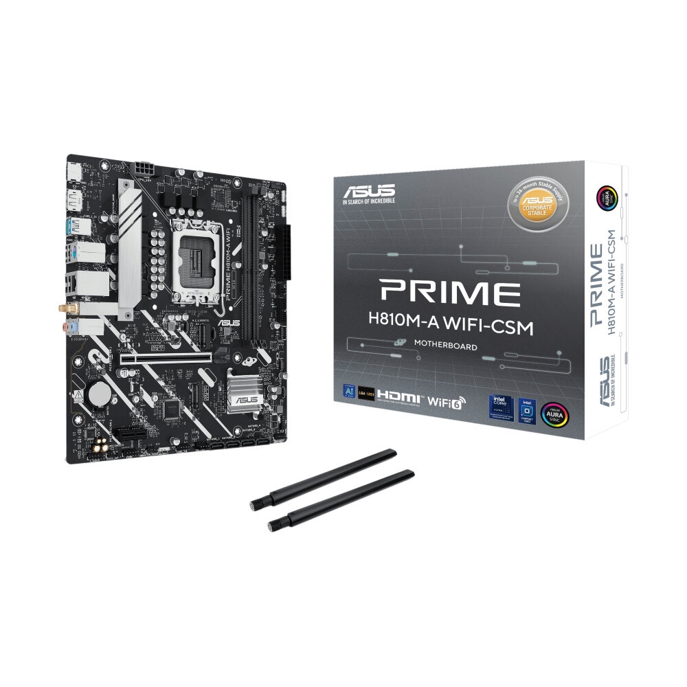 MAINBOARD (1851) ASUS PRIME H810M-A WIFI-CSM DDR5