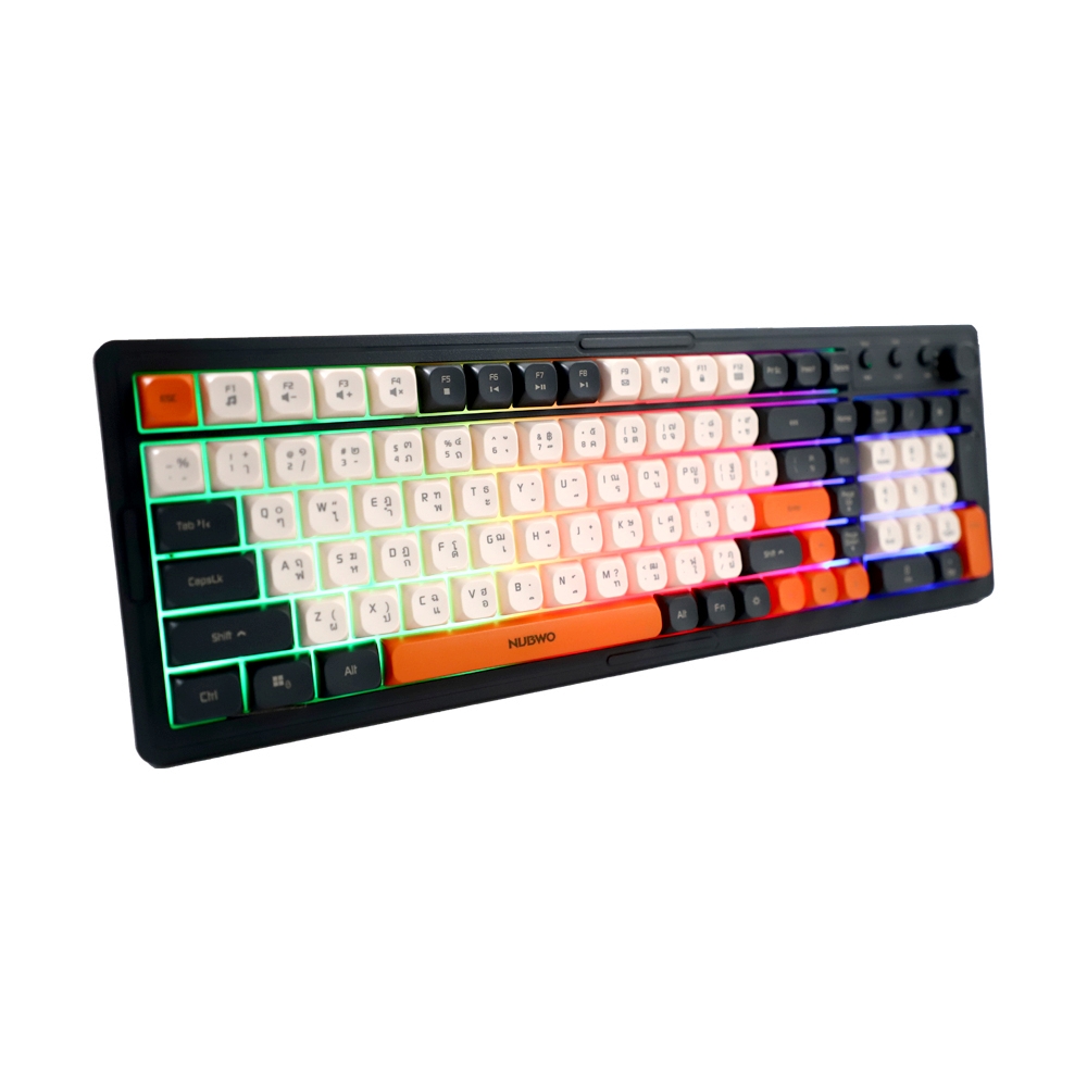 KEYBOARD NUBWO NK52 RAINBOW LIGHT (คีย์บอร์ด)