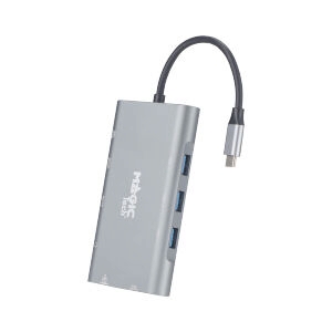 Converter Type-C 10 in 1 MAGICTECH (DM542) Grey