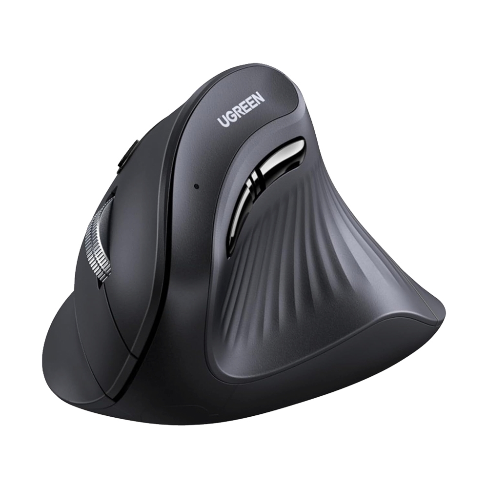 MOUSE WIRELESS UGREEN MU008 VERTICAL BLACK (BLUETOOTH)