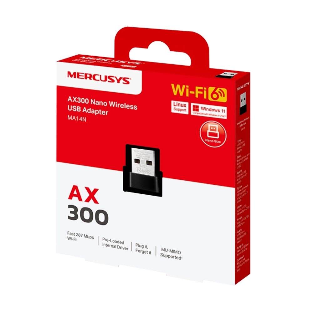 Wireless USB Adapter MERCUSYS (MA14N) AX300