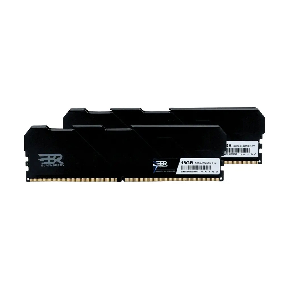 RAM DDR5(5600) 32GB (16GBX2) BLACKBERRY 5600 PRO SERIES BLACK