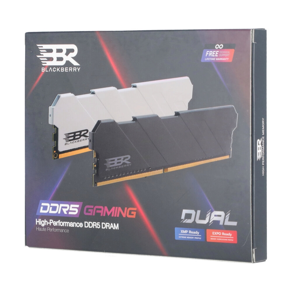RAM DDR5(5600) 32GB (16GBX2) BLACKBERRY 5600 PRO SERIES BLACK