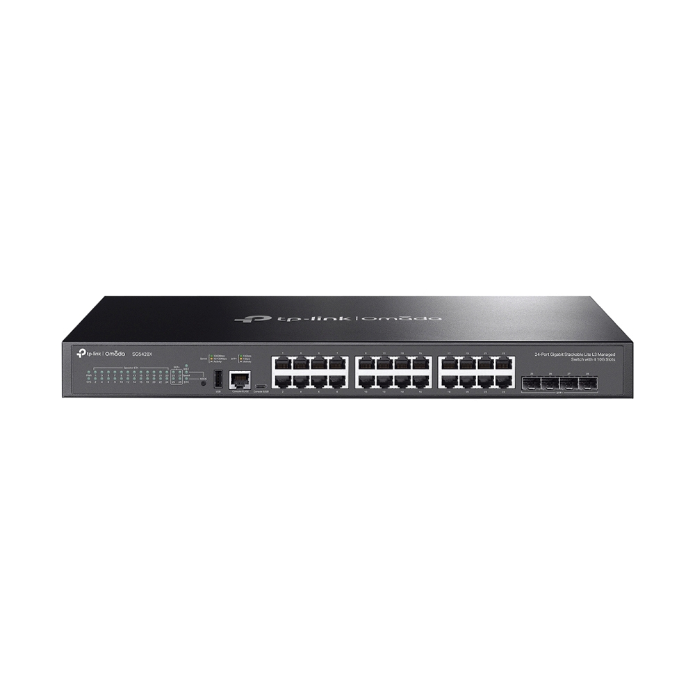 Gigabit Switching Hub 24 Port TP-LINK Omada (SG5428X) (17",+4SFP)