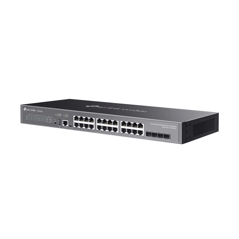 Gigabit Switching Hub 24 Port TP-LINK Omada (SG5428X) (17",+4SFP)