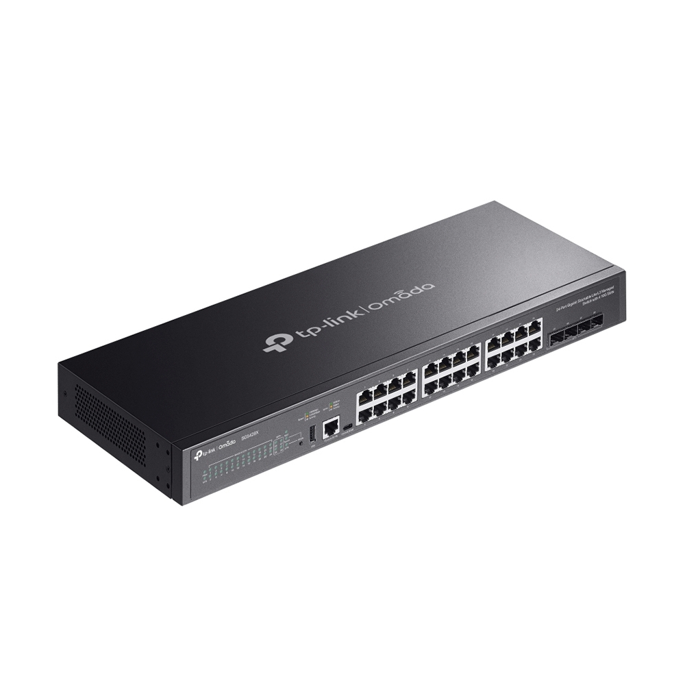 Gigabit Switching Hub 24 Port TP-LINK Omada (SG5428X) (17",+4SFP)