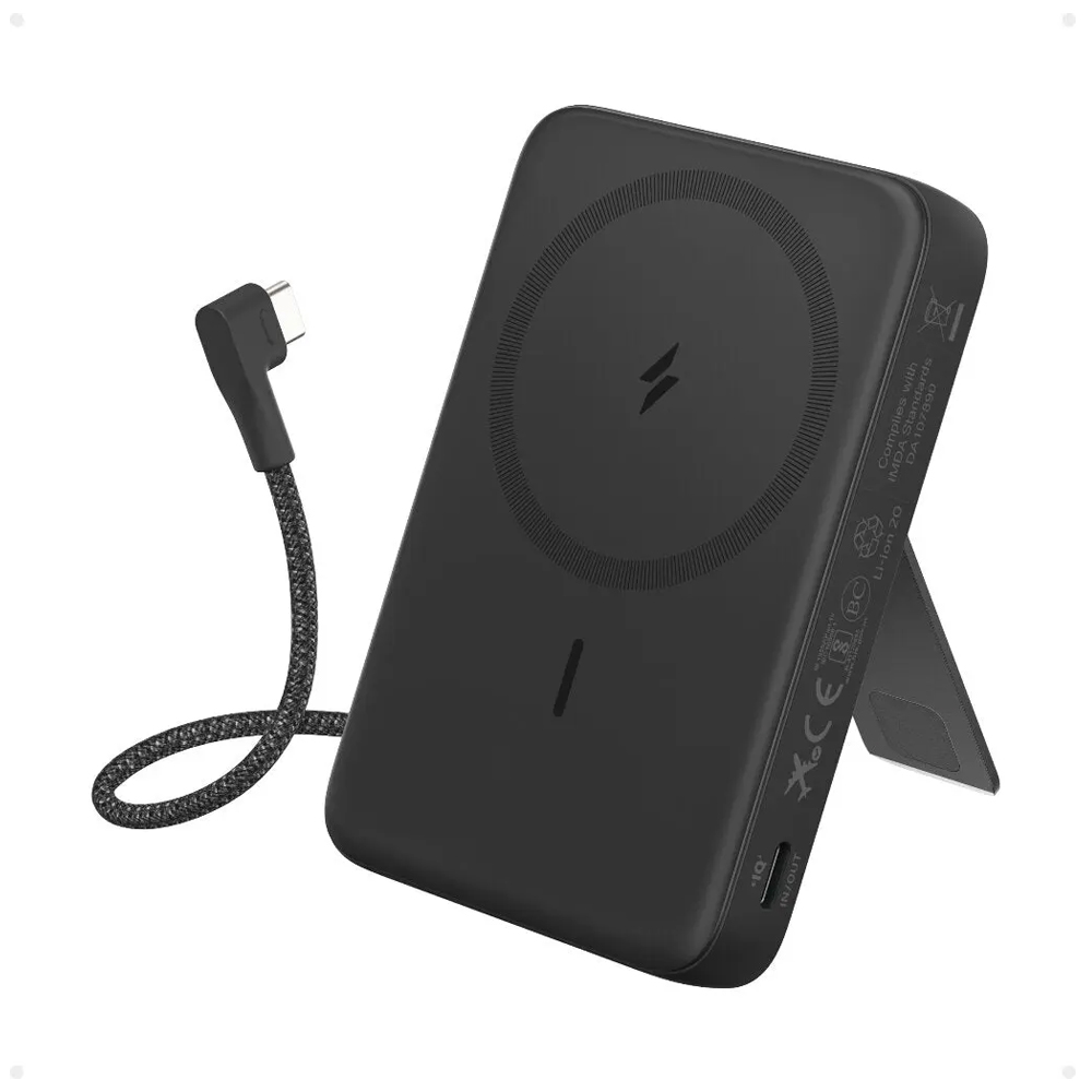 POWER BANK 10000 mAh ANKER (30W,A1685H11,30W,Magnetic Wireless) Black