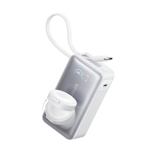 POWER BANK 10000 mAh ANKER Nano (30W,A1657H21,Magnetic USB-C Cable) White