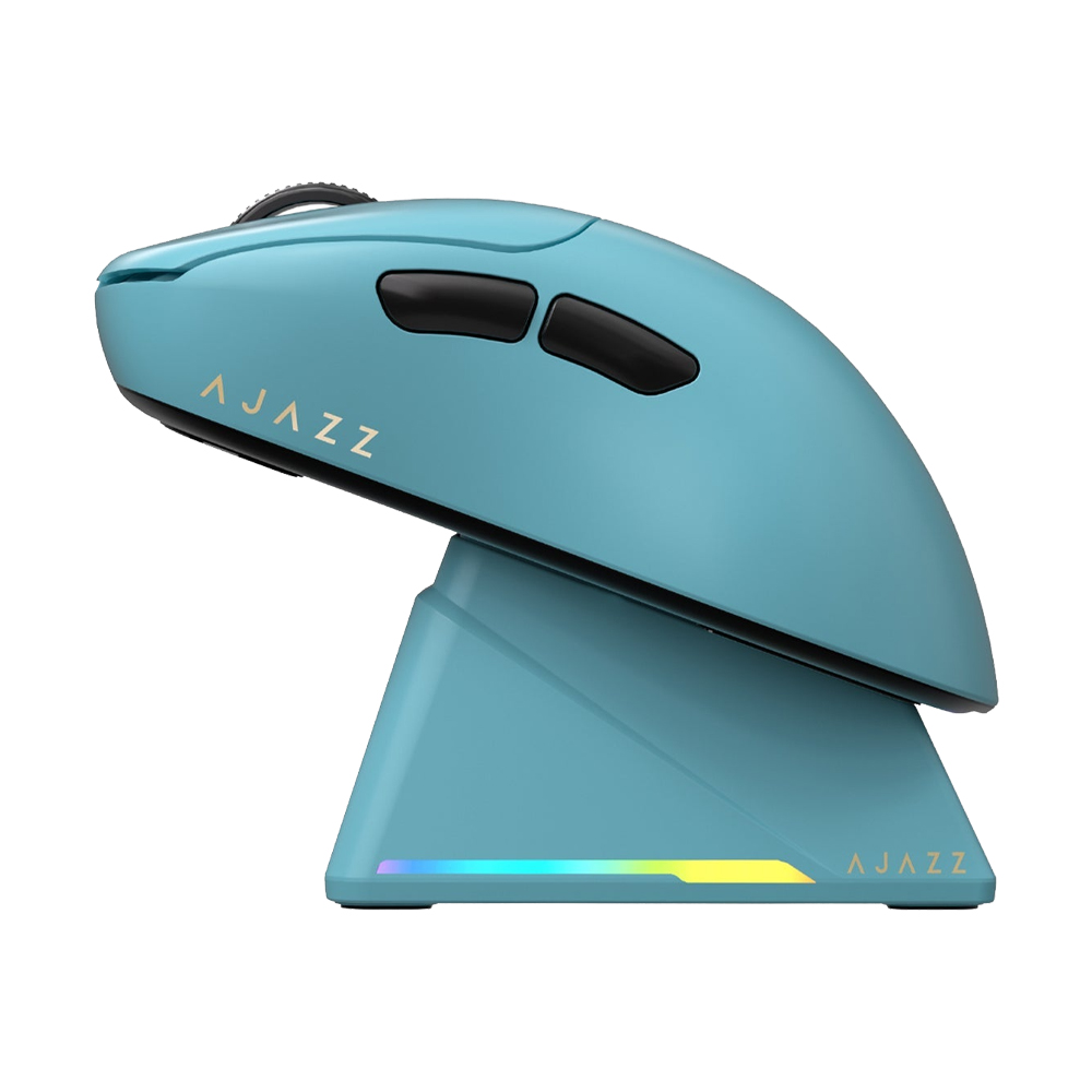 MOUSE WIRELESS BLUETOOTH AJAZZ AJ179 APEX 8K SKY BLUE (เมาส์ไร้สาย+แท่นชาร์จ)